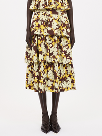 Winnie Ruffle Midi Skirt