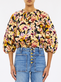 Lucie Bubble Sleeve Top