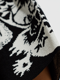 Alara 3/4 Sleeve Jacquard Pullover