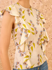 Infinite Flower Botanical Sleeveless Top