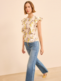 Infinite Flower Botanical Sleeveless Top