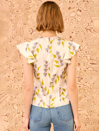 Infinite Flower Botanical Sleeveless Top
