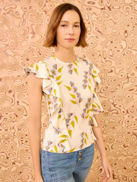 Infinite Flower Botanical Sleeveless Top