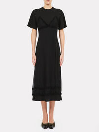Tallis Cotton Dress in Noir