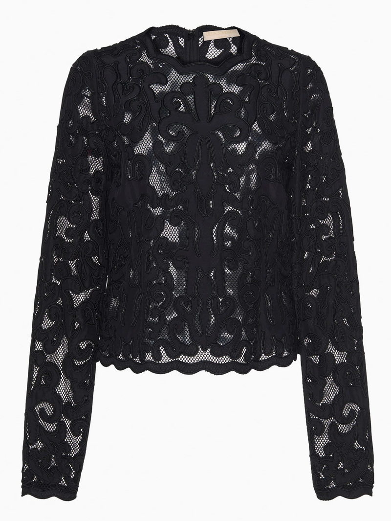 Ursa Applique Long Sleeve Top