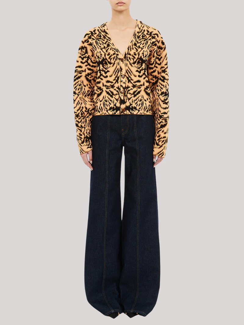 Payton Jacquard Knit Cardigan