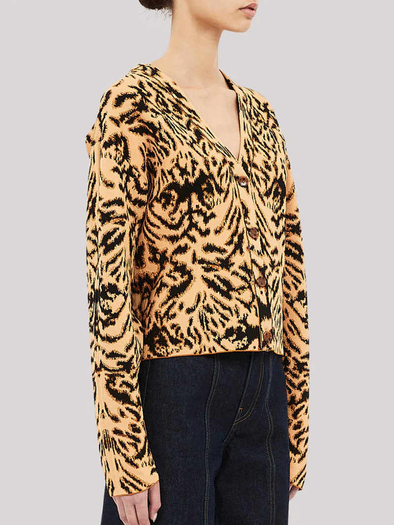 Payton Jacquard Knit Cardigan