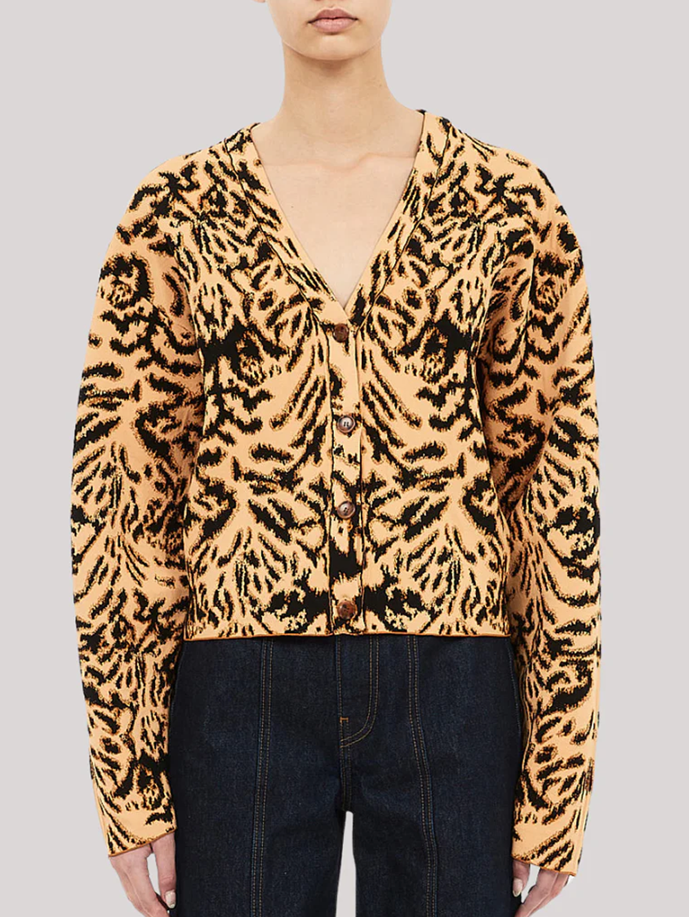 Payton Jacquard Knit Cardigan
