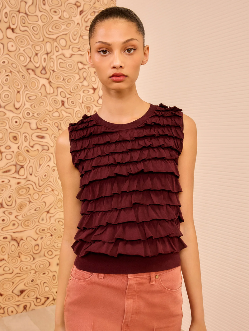 Lula Ruffled Tank