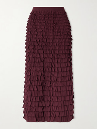 Mimi Ruffled Midi Skirt