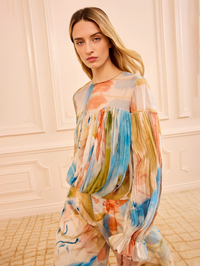 Pearl Long Sleeve Silk Blouse