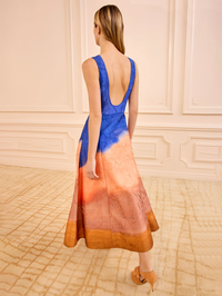 Georgia Satin Midi Dress