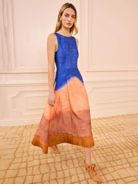 Georgia Satin Midi Dress