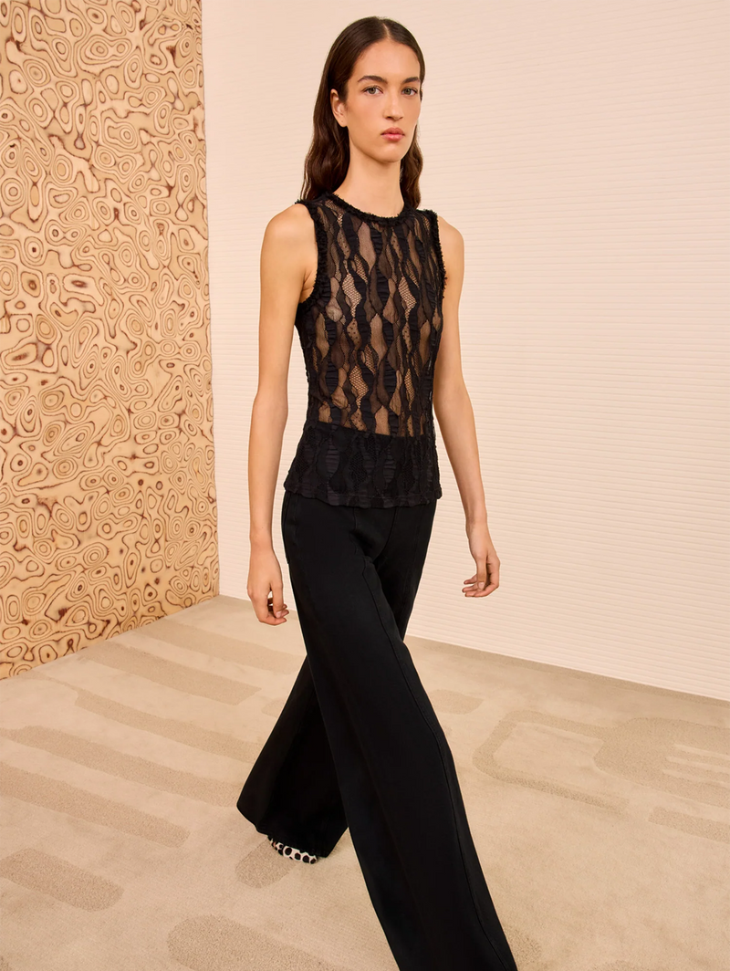 Theodora Sleeveless Lace Top