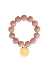 VANESSA BARONI Beads Flex Bracelet in Blush Marble in BLUSH MARBLE – Image 1