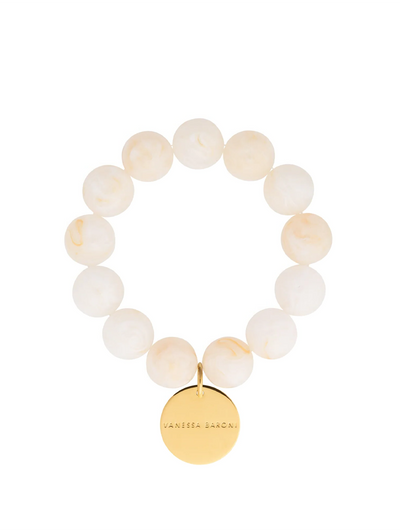 Beads Flex Bracelet in Pearl Marble
