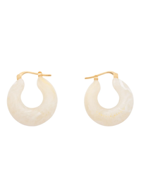 VANESSA BARONI Circlet Earring in Pearl Marble in PEARL MARBLE – Image 1