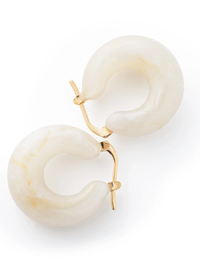 VANESSA BARONI Circlet Earring in Pearl Marble in PEARL MARBLE – Image 3