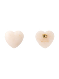 VANESSA BARONI Love Earring in Latte Marble in LATTE MARBLE – Image 1