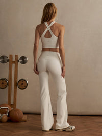 VARLEY Always Burke Cropped Tank in Snow White – Image 5