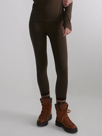 Always Warm Base Layer Legging in Chocolate Marl by VARLEY-DEEP CHOCOLATE MARL-AMY Atelier