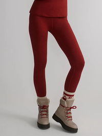 Always Warm Base Layer Legging in Red Dahlia Marl by VARLEY-RED DAHLIA MARL-AMY Atelier