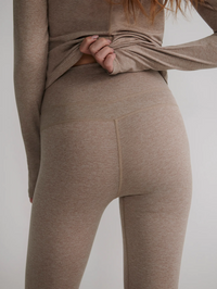 Always Warm Base Layer Legging in Taupe Marl by VARLEY - View 4