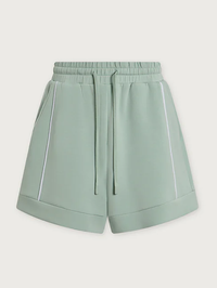 VARLEY Barnes High Rise Short 4.5 in Aqua Foam in AQUA FOAM – Image 6