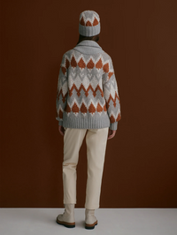 Brockley Jacquard Knit Jacket by VARLEY - View 3