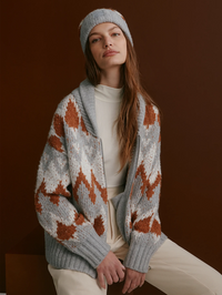 Brockley Jacquard Knit Jacket by VARLEY - View 4