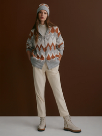 Brockley Jacquard Knit Jacket by VARLEY - View 5