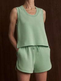 VARLEY Cambrie Scoopneck Tank in Sage Mint in SAGE MINT – Image 6
