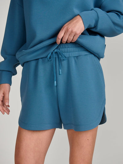 Coulter High Rise Short 3.5 in Mallard Blue