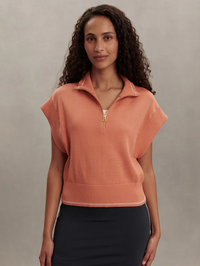 VARLEY Fulton Half Zip in Sun Baked in SUN BAKED – Image 1