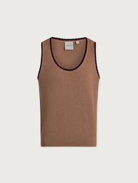 VARLEY Higson Knit Tank in Light Taupe in LIGHT TAUPE – Image 7