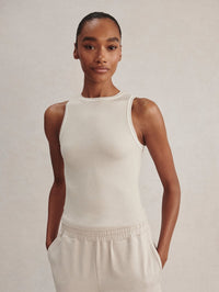 VARLEY LETTIE TANK IN PEBBLE MARL – Image 4