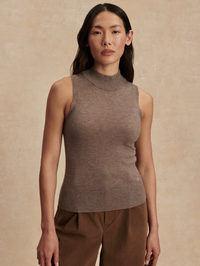 Neilsen Sleeveless Knit Top by VARLEY-CINDER MARL-AMY Atelier