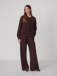 The Extra Wide Leg Pant 29.5 In Deep Mahogany