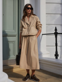VARLEY Petra Boxy Blouson Jacket in Nomad – Image 2