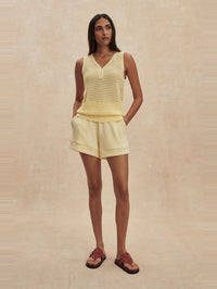 VARLEY Ramon Knit Tank in Anise Flower in Anise Flower – Image 3