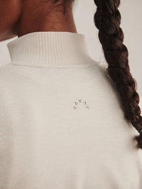 VARLEY Rufus Cropped Zip Through in Pebble Marl – Image 6