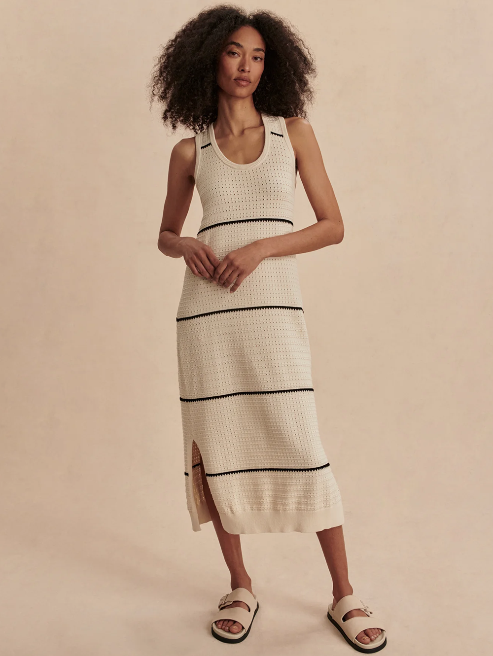 Scott Scoop Neck Midi Dress