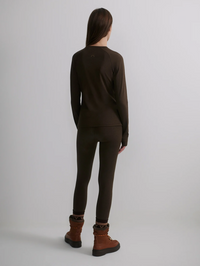 Always Warm Base Layer Legging in Chocolate Marl