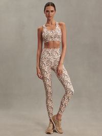 Freesoft High Rise Legging 28 in Sepia Meadow
