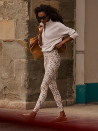 Freesoft High Rise Legging 28 in Sepia Meadow