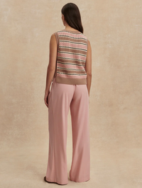 Jayla Wide Leg Trouser 29.5 in Mellow Rose
