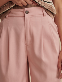 Jayla Wide Leg Trouser 29.5 in Mellow Rose