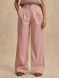 Jayla Wide Leg Trouser 29.5 in Mellow Rose