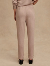 The Rolled Cuff Pant 25" in Taupe Marl