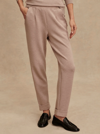 The Rolled Cuff Pant 25" in Taupe Marl